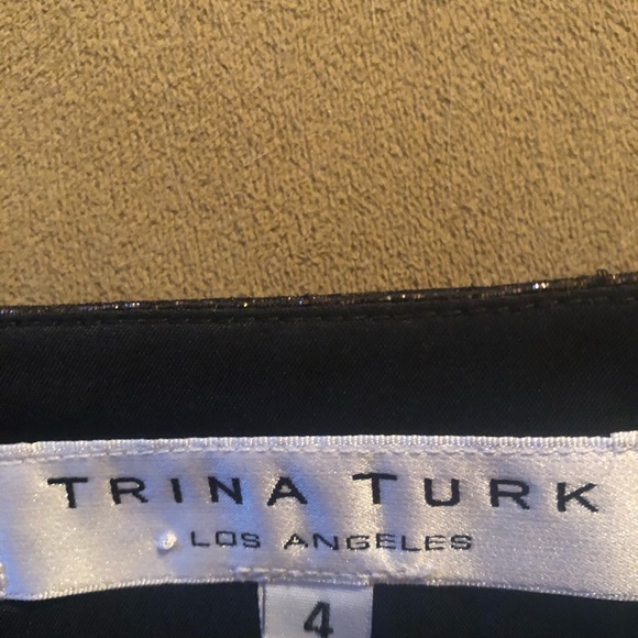Trina Turk Metallic Pencil Skirt - Picture 7 of 10